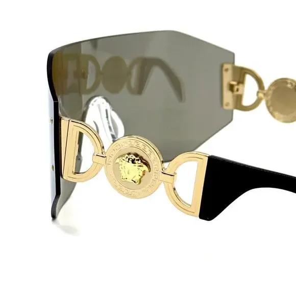 New, VERSACE Sunglasses MOD.2258 1002/6G Authentic